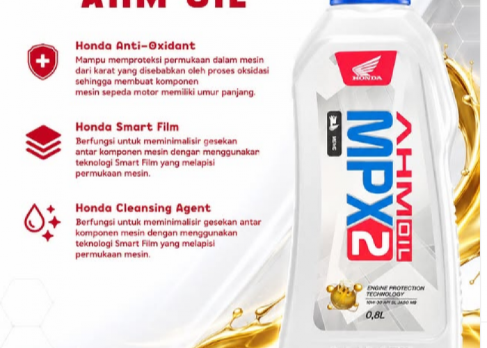 Mesin Lebih Bersih dan Halus, Ini Keunggulan AHM Oil untuk Motor Honda