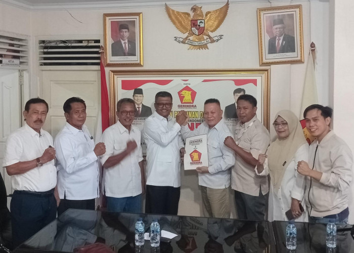 Sukatno, Tokoh Pers Siap Maju Dalam Pilgub Bengkulu, Ambil Formulir Penjaringan Partai Gerindra 