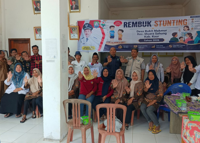 Desa Bukit Makmur Perkuat Upaya Cegah Stunting, 207 Warga Jadi Sasaran Pemantauan
