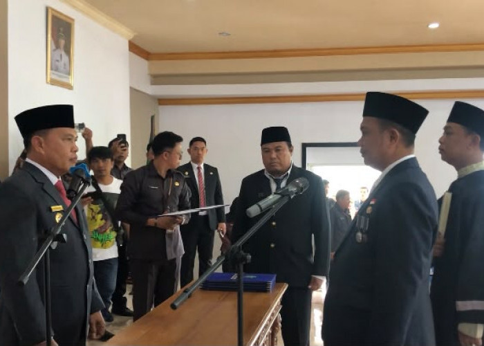 Syarifudin Dilantik Jadi Sekda Definif Kabupaten Lebong