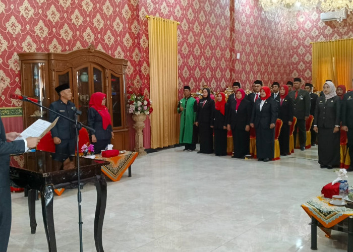 35 Pejabat Pemkab Bengkulu Utara Dilantik, Bupati Tekankan Integritas dan Cari Terobosan Anggaran