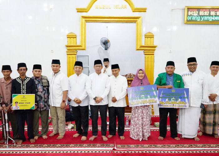 Upaya Konkret Pemprov Bengkulu Salurkan Bantuan Pembangunan Masjid di Desa Pasar Pino 