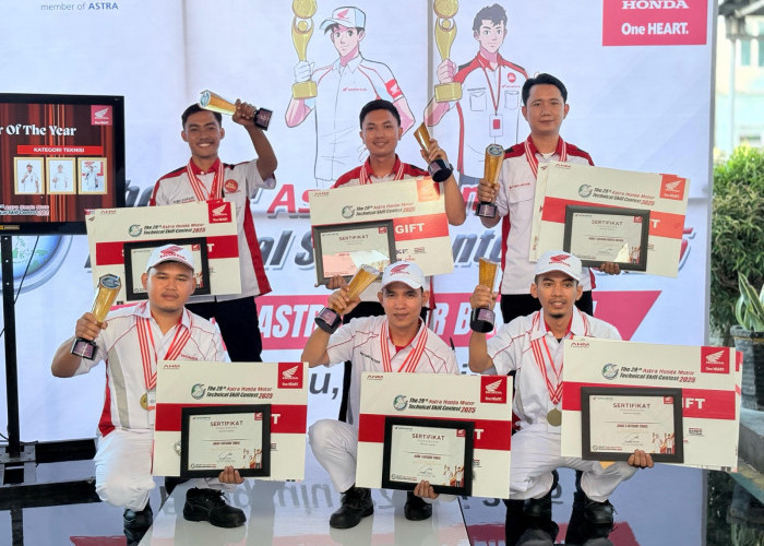 Astra Motor Bengkulu Gelar Technical Skill Contest 2025, Adu Ketangkasan Mekanik dan Service Advisor Honda 