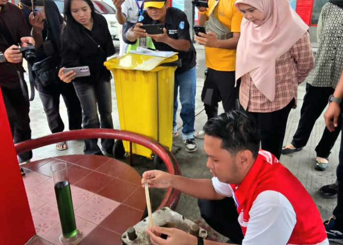  Respon Keluhan Masyarakat, Kualitas Pertalite di Bengkulu Dicek