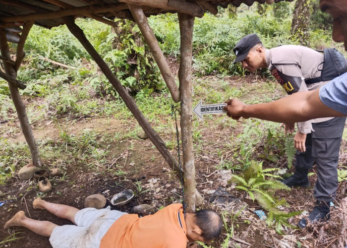 Lansia 63 Tahun di Bengkulu Utara Ditemukan Tewas di Kebun, Diduga Gantung Diri dan Minum Racun