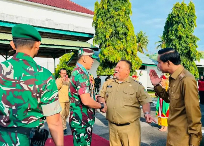 Pangdam XXI/Radin Inten Kunjungi Kodim 0408 Bengkulu Selatan
