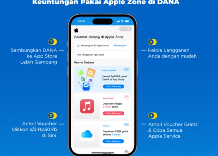 Fitur Apple Zone DANA Manjakan Pengguna iOS, Pembayaran App Store dan Layanan Apple Makin Lancar dan Aman