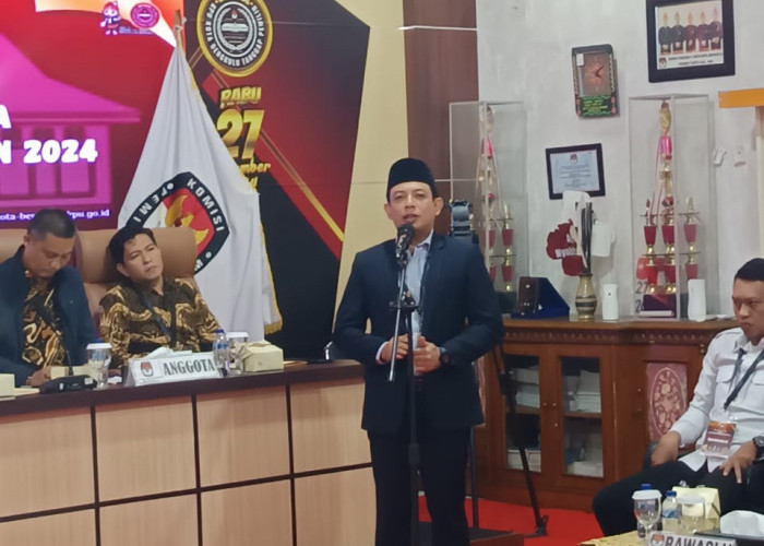 KPU Kota Bengkulu Tetapkan Dedy Wahyudi - Roni PL Tobing Pemenang Pilwakot Bengkulu 2024