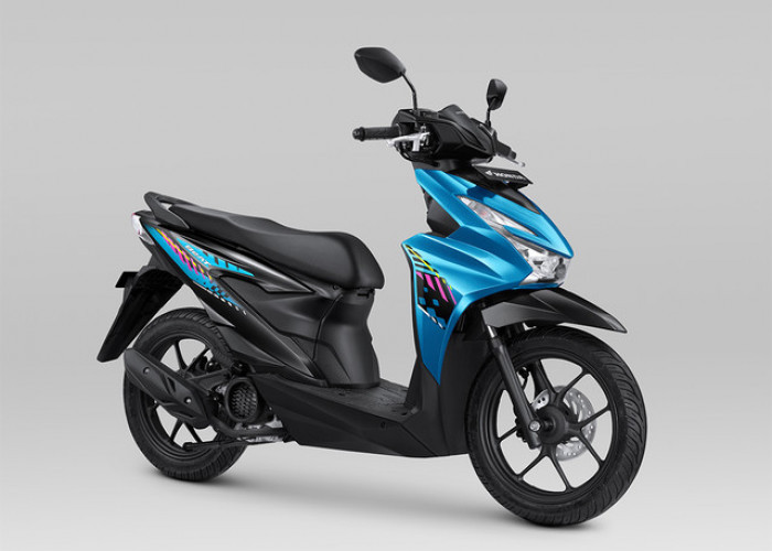 Honda BeAT Jazz Glossy Blue Black, Pilihan Skutik Modern yang Sporty dan Hemat BBM