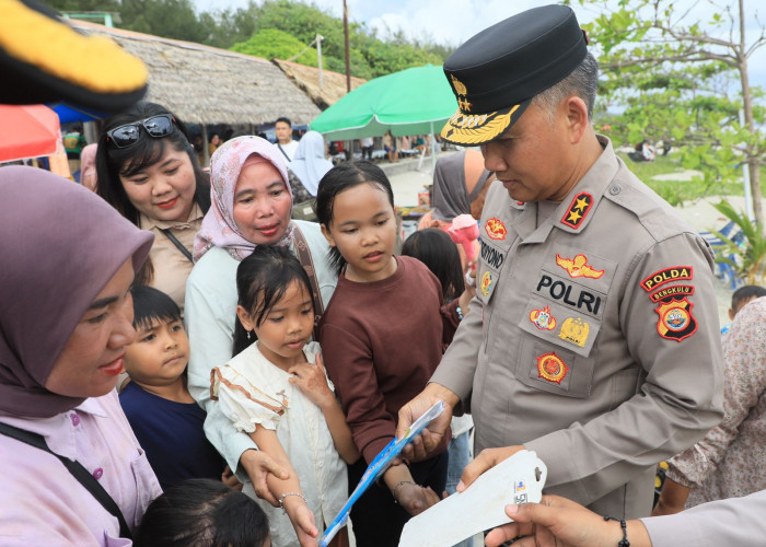 Dua Pantai di Bengkulu Disambangi Kapolda 