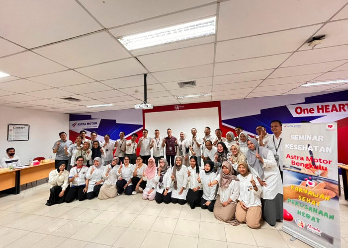 Wujudkan Karyawan Sehat, Perusahaan Hebat: Astra Motor Bengkulu Gelar Seminar Kesehatan