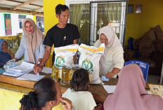 123 Warga Batu Kuning Terima Bantuan Pangan, Pemdes Tegaskan Tak Boleh Diperjualbelikan