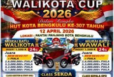 Walikota Cup Bengkulu 2026 Siap Digelar di Pantai Panjang