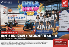Honda Gelar HOLA HOOP TOP di SMKN 3 Seluma, Hadirkan Hiburan hingga Promo Motor Mulai Rp900 Ribuan