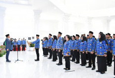 Dilantik Sambil Nyanyi Mars Ciptaan Walikota, 1.123 PPPK Kota Bengkulu Meriahkan Peresmian Belungguk Point 