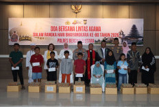 Doa Lintas Agama Warnai Hari Bhayangkara ke-80, Polres Bengkulu Utara Perkuat Toleransi dan Kepedulian Sosial