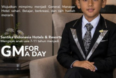 Hotel Santika Bengkulu Buka Program GM For A Day, Anak Diajak Jadi General Manager Sehari