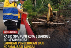 PUPR Kota Bengkulu Normalisasi Sungai Jenggalu di Tapak Jeda, Antisipasi Banjir hingga ke Muara