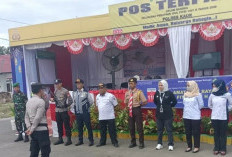  Babinsa Bersinergi Jaga Arus Mudik di Pos Pengamanan Bunga Mas
