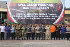 Polda Bengkulu Siagakan Personel dan Peralatan Antisipasi El Nino serta Karhut