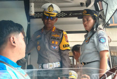 Gandeng Dishub dan Jasa Raharja, Kombes Pol Sudarno Pimpin Langsung Inspeksi Bus PO SAN