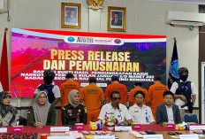 Jualan Sabu Sebanyak 2 Kg,  5 Bandar Narkoba Ini Dibekuk BNNP Bengkulu