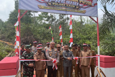 Kapolres Kaur Resmikan Jembatan Gunung Kaya, Warga Lebih Mudah Angkut Hasil Pertanian