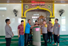 Polresta Bengkulu Berikan Bantuan Karpet untuk Masjid