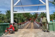 Memutus Isolasi, Jembatan Gantung Perintis Garuda Kini Kokoh Hubungkan Pondok Suguh-Teluk Bakung