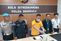 Berantas Peredaran Gelap Narkoba, Ditresnarkoba Polda Bengkulu Musnahkan Sabu Hasil Tangkapan Argamakmur