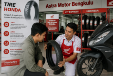 Honda Tire Jadi Pilihan Aman dan Nyaman Berkendara, Astra Motor Bengkulu Ajak Konsumen Gunakan Ban Standar 