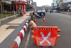 Tak Sekadar Estetika, Pengecatan Trotoar KZ Abidin Juga untuk Keselamatan Jalan