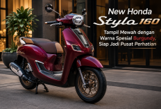 New Honda Stylo 160 Spesial Burgundy, Siap Jadi Pusat Perhatian