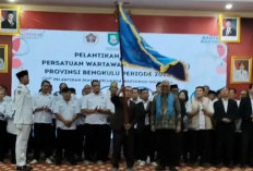 Marsal Abadi Pimpin PWI Bengkulu, Sukatno Jadi Ketua Dewan Kehormatan, Ini Pesan Helmi Hasan