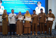 Pemkot Bengkulu Raih Predikat Tertinggi Pelayanan Publik dari Ombudsman RI