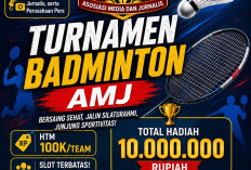 Sambut HUT RI ke-81, AMJ Gelar Turnamen Badminton Berhadiah Rp10 Juta