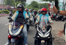 Seru-seruan Bersama Komunitas, Astra Motor Bengkulu Gelar Rolling City dengan Honda ADV 160