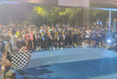1.031 Peserta Ramaikan Glow Run Night di Bengkulu