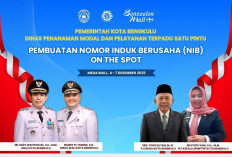 Pemkot Bengkulu Terbitkan NIB Gratis Mulai 4-9 Desember di MegaMall dan Benmall