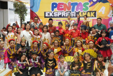Atrium Mega Mall Bengkulu Bergemuruh, 55 Anak Tampil Percaya Diri di Pentas Ekspresi Anak
