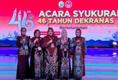 Hadiri HUT ke-46 Dekranas, TP PKK Bengkulu Selatan Dorong Kriya Lokal Mendunia