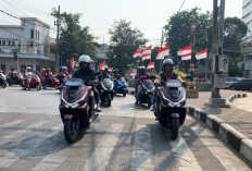 Cinta Indonesia, Ribuan Bikers Honda PCX Konvoi Simpatik Rayakan HUT RI ke-81