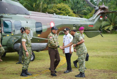 Bupati Seluma Sambut Kunjungan Menhan, Tinjau Batalyon 891/TP