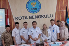Rapor Akhir Tahun BNN Kota Bengkulu, 40 Orang Direhabilitasi, Sabu dan Ganja Jadi Mendominasi