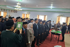 73 Pejabat Pemkab Rejang Lebong Dilantik, Berikut Daftarnya