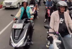 Astra Motor Bengkulu Kampanyekan Jaga Jarak Aman Saat Rolling City Bersama Komunitas Honda PCX 160