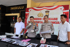Polresta Bengkulu Ungkap 8 Kasus Narkoba, 9 Tersangka Diamankan