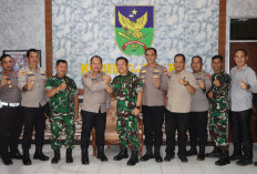 Kapolres Perkuat Sinergitas TNI-Polri, Kunjungi Kodim 0423/Bengkulu Utara