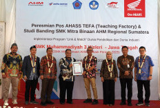 Resmikan Pos AHASS TEFA, AHM Jembatani Siswa Masuki Dunia Industri