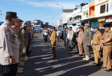 Personel Gabungan Pemkot Bengkulu Mulai Tata Pasar Panorama